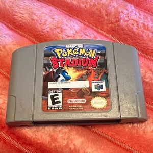 *Authentic* Nintendo Pokémon Stadium Game Cartridge - Gray